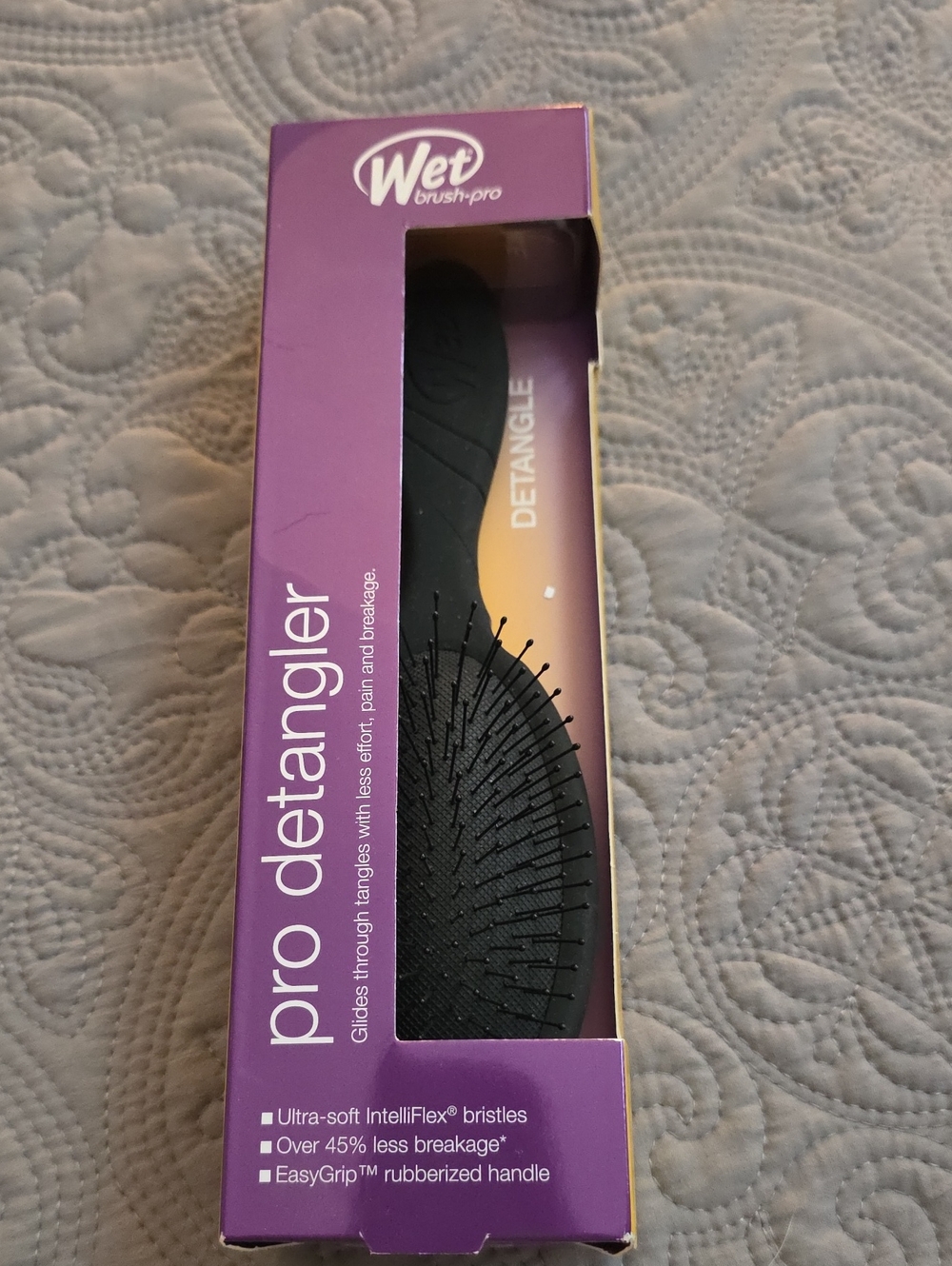 WetBrush Pro Detangler Hair Brush - Black